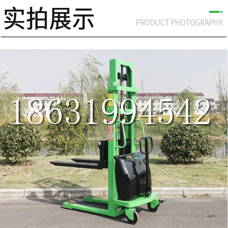 巨鹿县电动叉车堆高车液压铲车电瓶1吨2吨站驾步行式小型全自动叉车